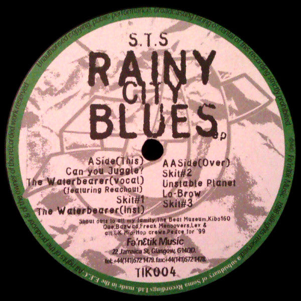S.T.S* : Rainy City Blues EP (12
