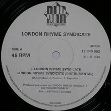 Load image into Gallery viewer, London Rhyme Syndicate : London Rhyme Syndicate (12&quot;, Single)
