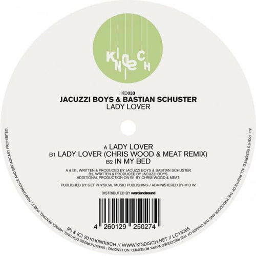 Jacuzzi Boys & Bastian Schuster : Lady Lover (12