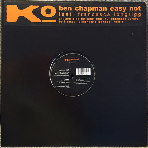 Ben Chapman Feat. Francesca Longrigg : Easy Not (12