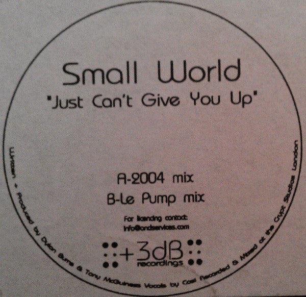 Small World (4) : Just Can't Give You Up (12