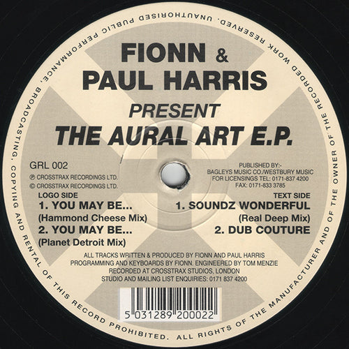 Fionn & Paul Harris : The Aural Art E.P. (12