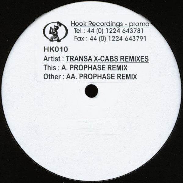 Transa : Prophase (X-Cabs Remixes) (12