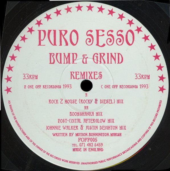 Puro Sesso : Bump & Grind (Remixes) (12