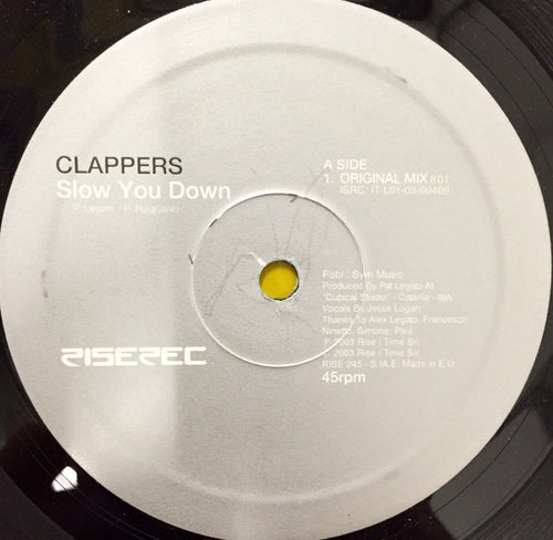 Clappers : Slow You Down (12