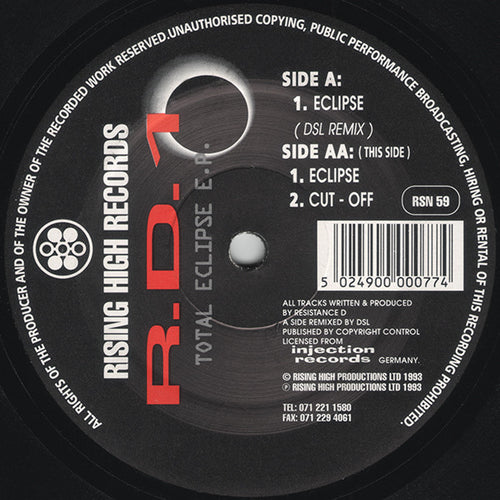 Resistance D : Total Eclipse E.P. (12