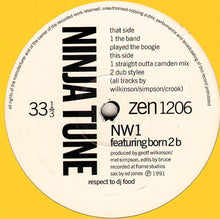 Load image into Gallery viewer, NW1 Featuring Born 2 B : The Band Played The Boogie (12&quot;)
