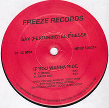 Load image into Gallery viewer, Sax Featuring El Finesse : The EP (12&quot;, EP)
