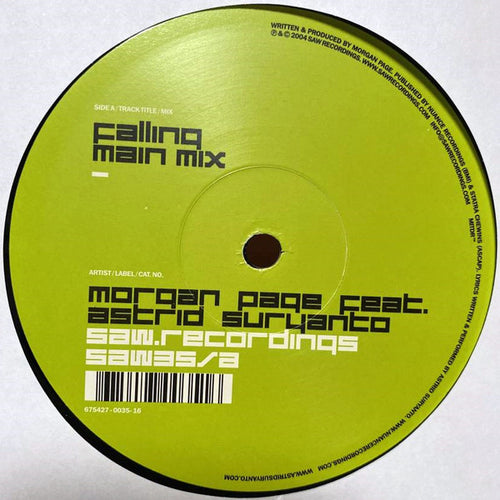 Morgan Page Feat. Astrid Suryanto : Falling (12