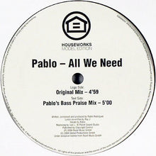 Load image into Gallery viewer, Pablo (3) : All We Need (12&quot;)
