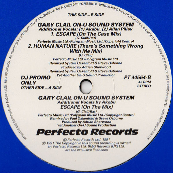 Gary Clail On-U Sound System* : Escape (12