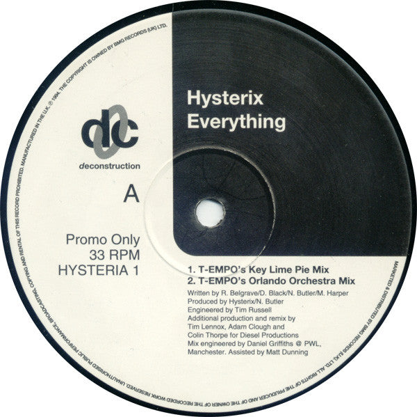 Hysterix : Everything (12