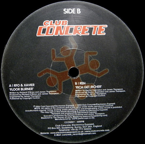R.F.O. & James Xavier / Ren : Floor Burner / Rich Get Richer (12