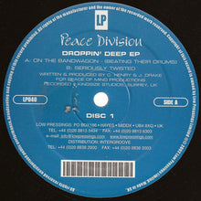 Load image into Gallery viewer, Peace Division : Droppin&#39; Deep EP (2x12&quot;, EP)
