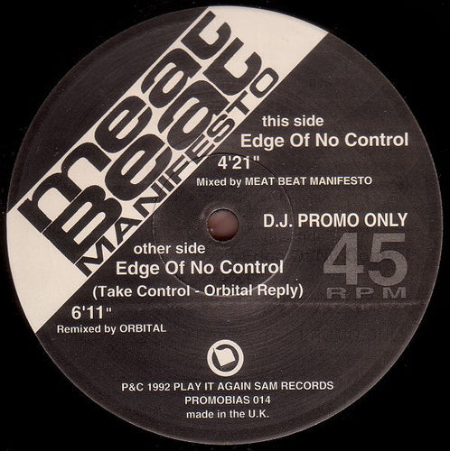 Meat Beat Manifesto : Edge Of No Control (12