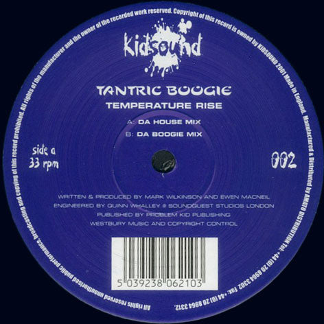 Tantric Boogie : Temperature Rise (12