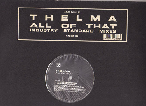 Thelma Houston : All Of That (Industry Standard Mixes) (12