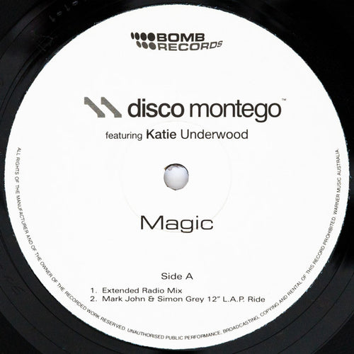 Disco Montego Featuring Katie Underwood : Magic (12