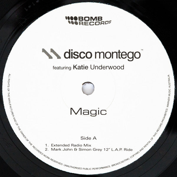 Disco Montego Featuring Katie Underwood : Magic (12