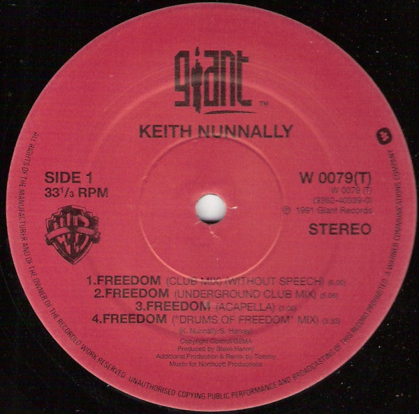 Keith Nunnally : Freedom (12