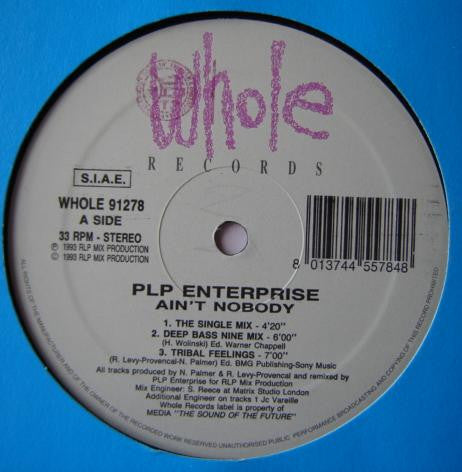 PLP Enterprise : Ain't Nobody (12