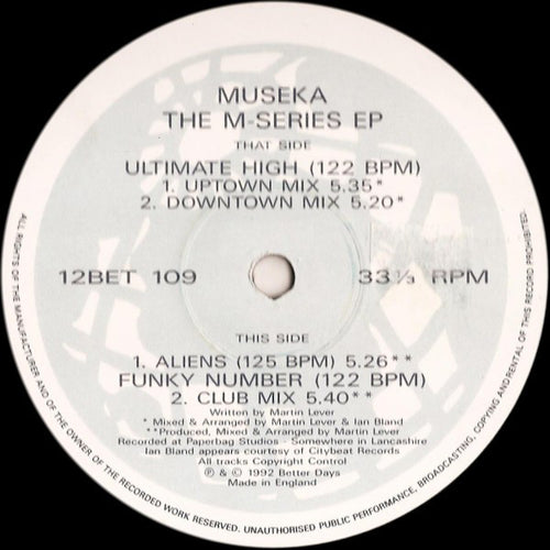 Museka : The M-Series EP (12