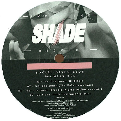 Social Disco Club Feat. Miss Bee : Just One Touch (12