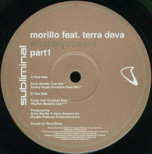 Load image into Gallery viewer, Morillo* Feat. Terra Deva : What Do You Want (Part 1) (12&quot;)
