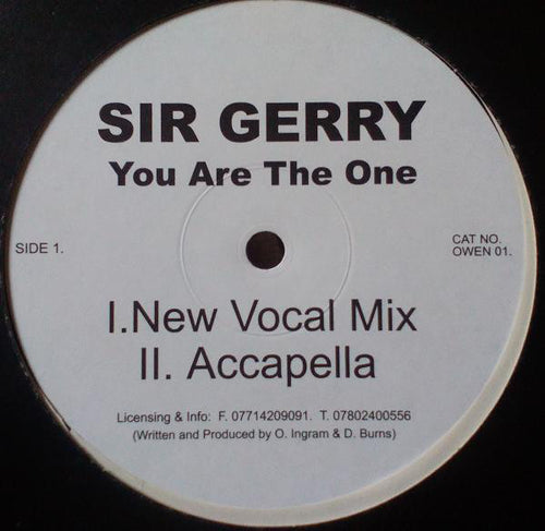 Sir Gerry : You Are The One (12