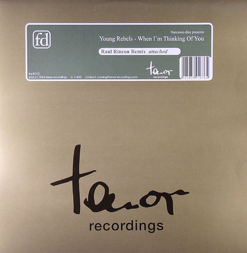 Francesco Diaz & Young Rebels : When I'm Thinking Of You (12