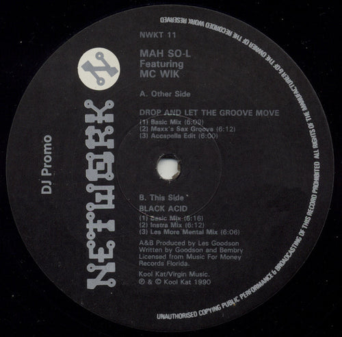 Mah So-L Featuring MC Wik : Drop And Let The Groove Move (12