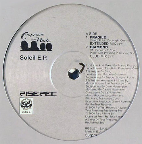 Compagnie De La Nuit : Soleil E.P. (12