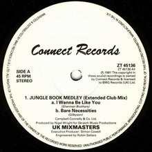 Load image into Gallery viewer, The UK Mixmasters : Bare Necessities Megamix (12&quot;)
