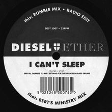 Load image into Gallery viewer, Diesel And Ether : I Can&#39;t Sleep (12&quot;)
