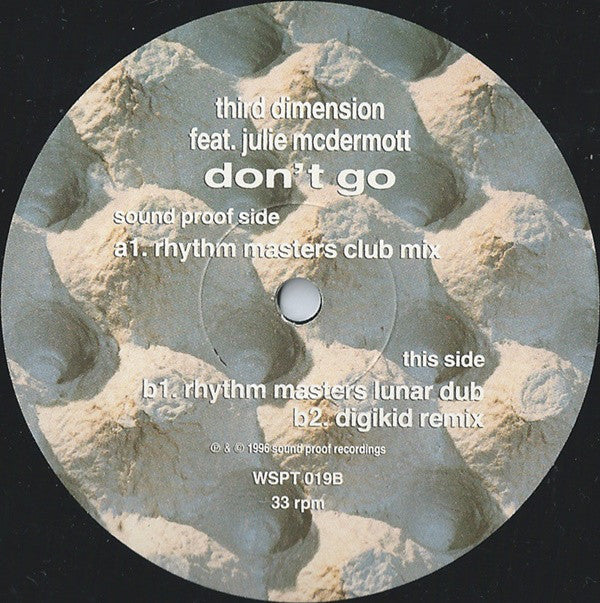 Third Dimension* Feat. Julie McDermott : Don't Go (12