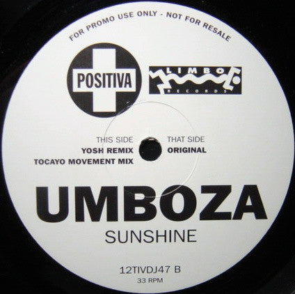 Umboza : Sunshine (12