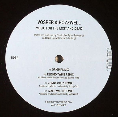Vosper & Bozzwell : Music For The Lost And Dead (12
