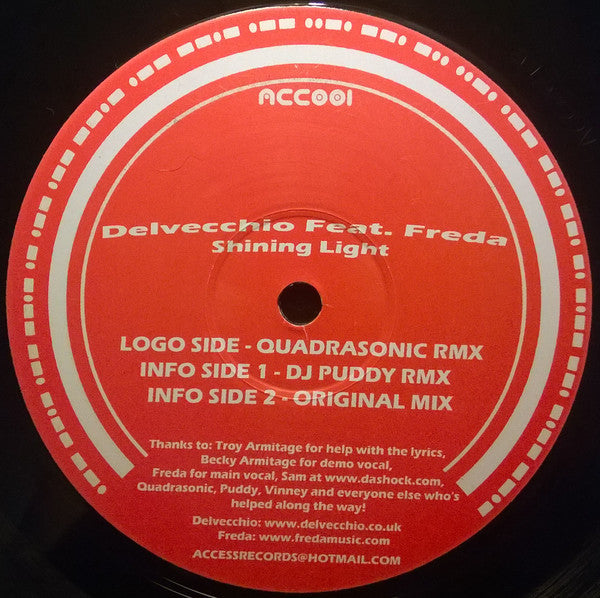 Delvecchio Feat. Freda : Shining Light (12