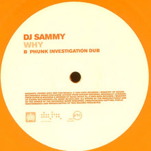 Load image into Gallery viewer, DJ Sammy : Why (12&quot;, Promo, Ora)
