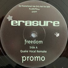 Load image into Gallery viewer, Erasure : Freedom (Quake And Untidy Mixes) (12&quot;, Single, Promo, 2)
