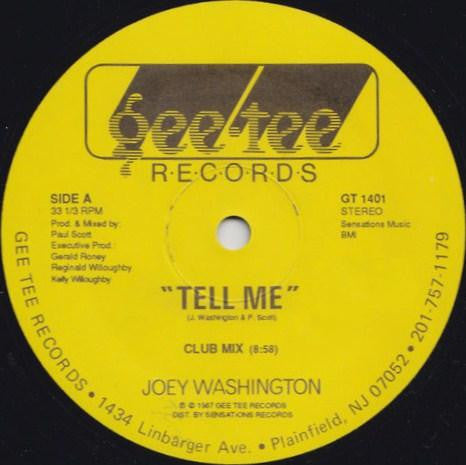 Joey Washington : Tell Me (12