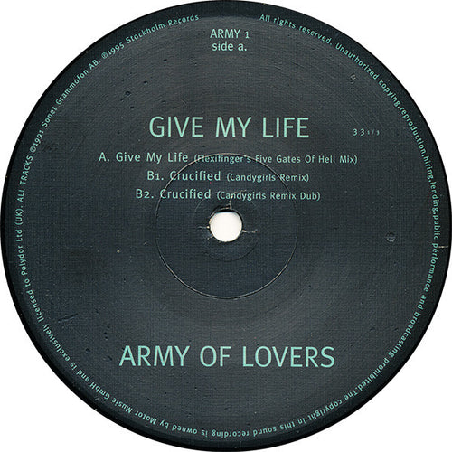 Army Of Lovers : Give My Life (12