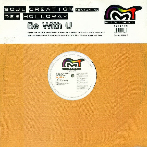 Soul Creation Featuring Dee Holloway : Be With U (2x12