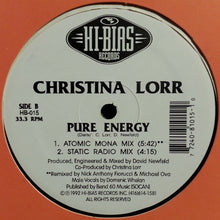 Load image into Gallery viewer, Christina Lorr : Pure Energy (12&quot;)
