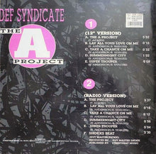 Load image into Gallery viewer, Def Syndicate : The A Project (12&quot;, Maxi)
