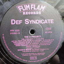 Load image into Gallery viewer, Def Syndicate : The A Project (12&quot;, Maxi)
