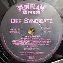 Load image into Gallery viewer, Def Syndicate : The A Project (12&quot;, Maxi)
