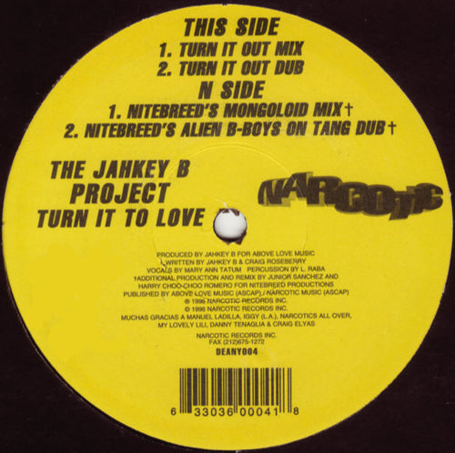 The Jahkey B Project* : Turn It To Love (12