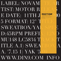 MOTOR (2) : Sweatbox / Yak (12