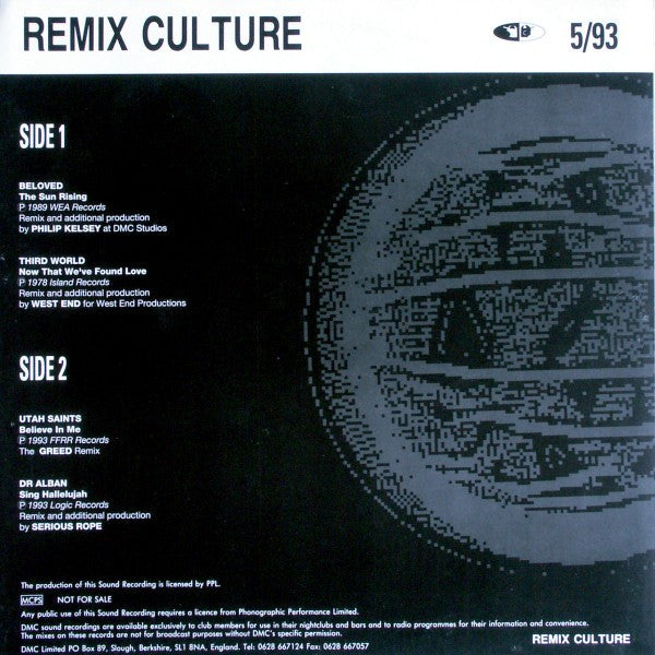 Various : Remix Culture 5/93 (12